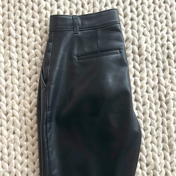 Aritzia Vegan Leather Pants - Picture 2 of 3